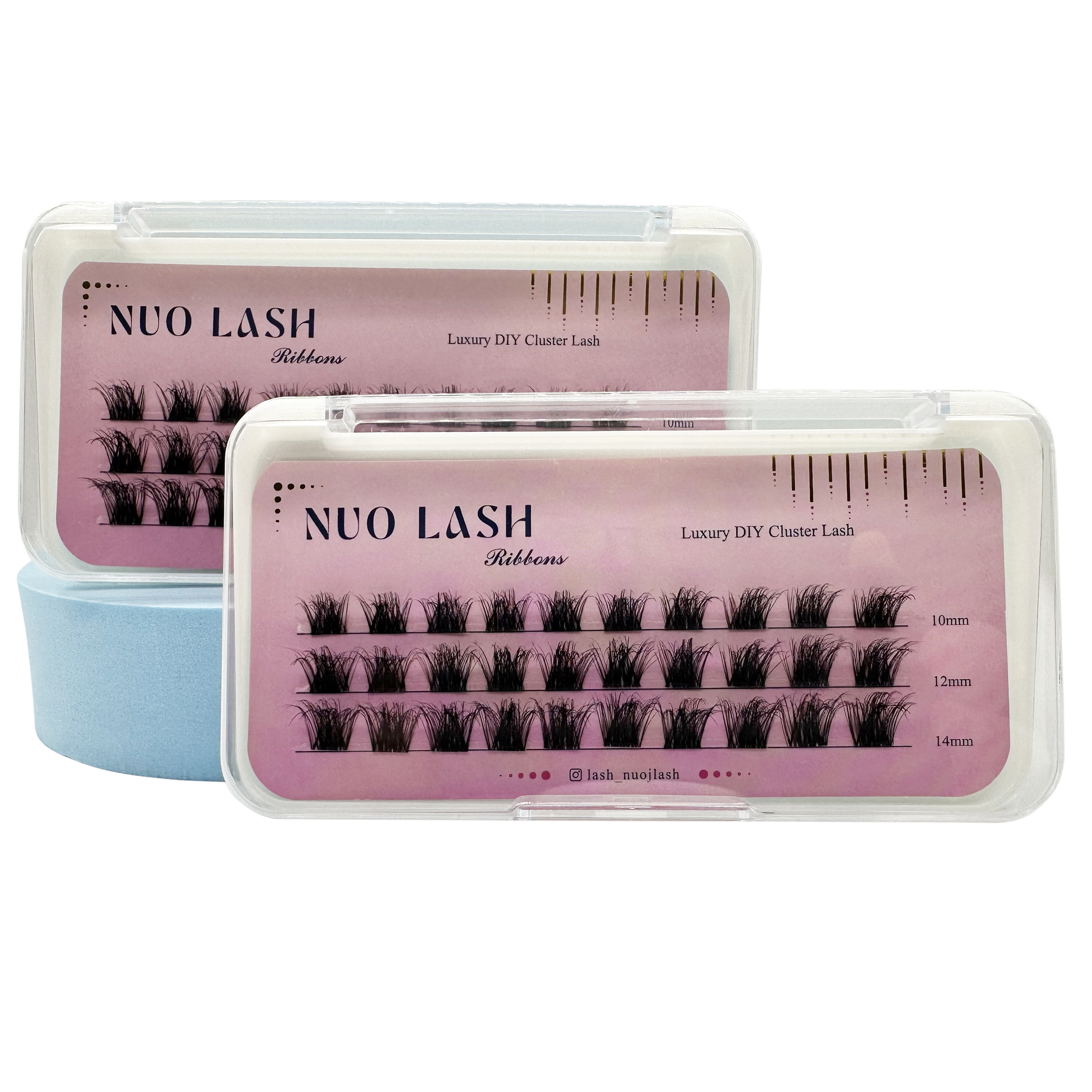 Eyelash Extension Maps - NUO 3D Fluffy Luxury DIY Clusters
