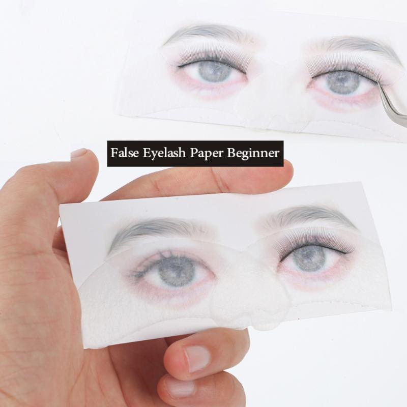 Eyelash Extension Maps - 10Pcs False Eyelash Cards Beginner Lash