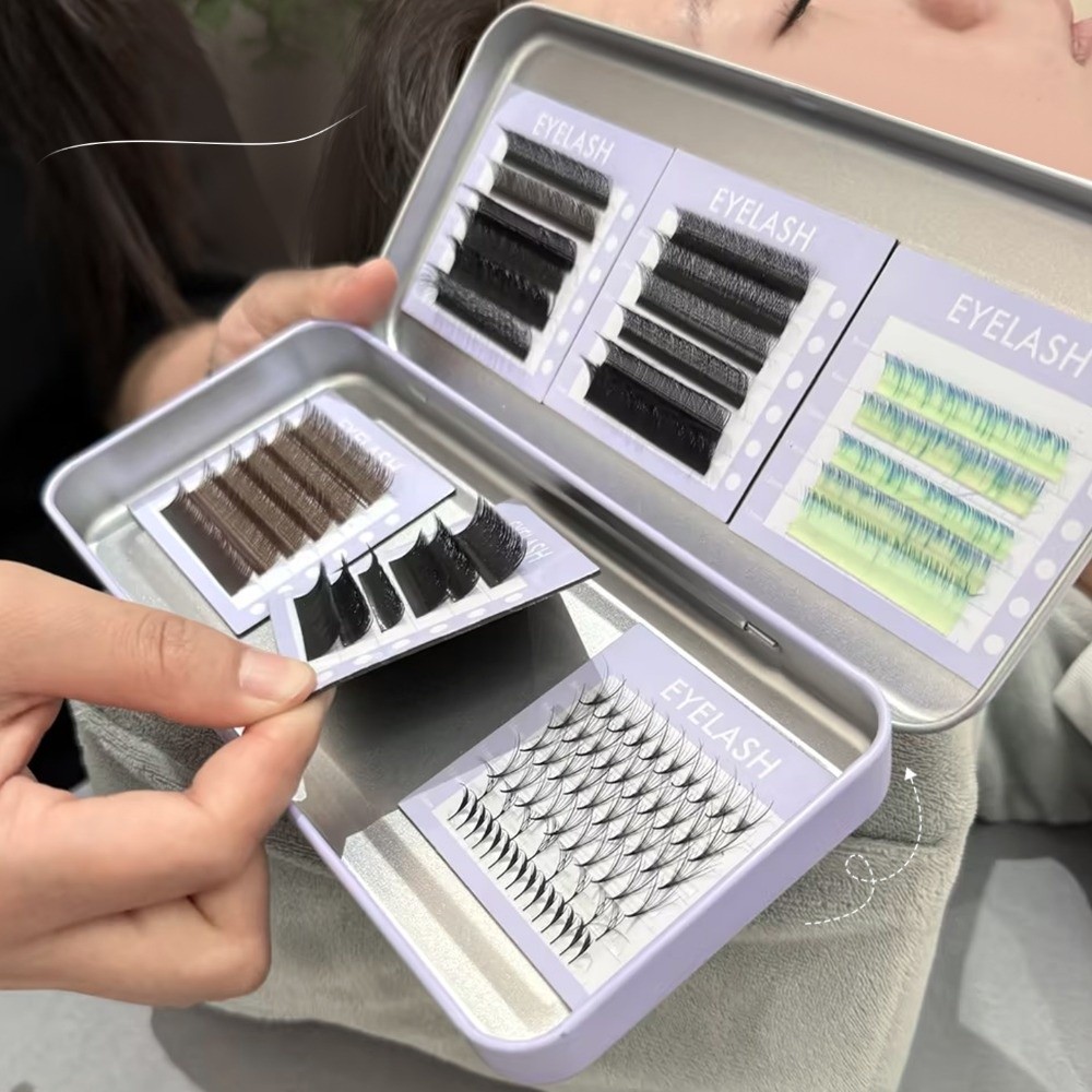 Lash Tray Organizer - Portable Magnetic Storage Box for Eyelash