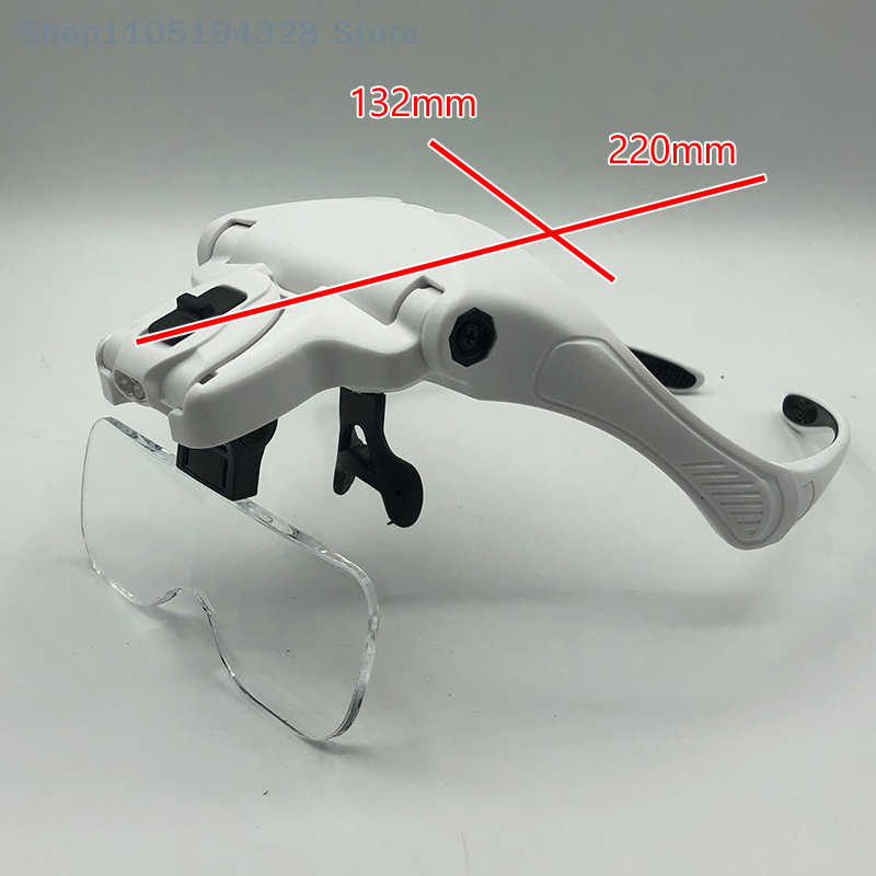 Eyelash Extension With Glasses - [MP]5 Lens Adjustable Magnifier Eyelash Extension