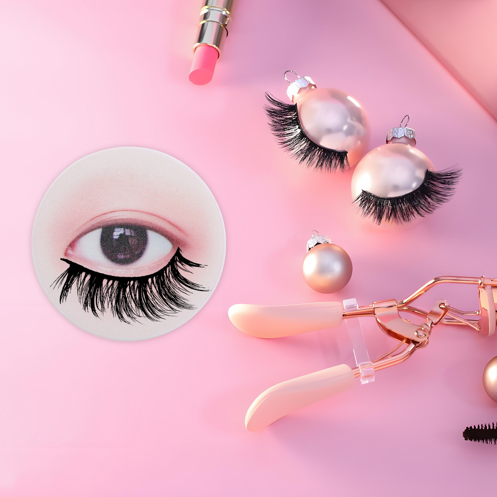 Eyelash Extension Salon - 3Pcs Training Head Eyelash Extension Practice