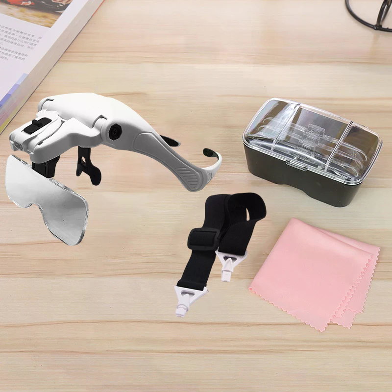 5 Lens Adjustable Magnifier Ey - Eyelash Extension With Glasses 评论和价格