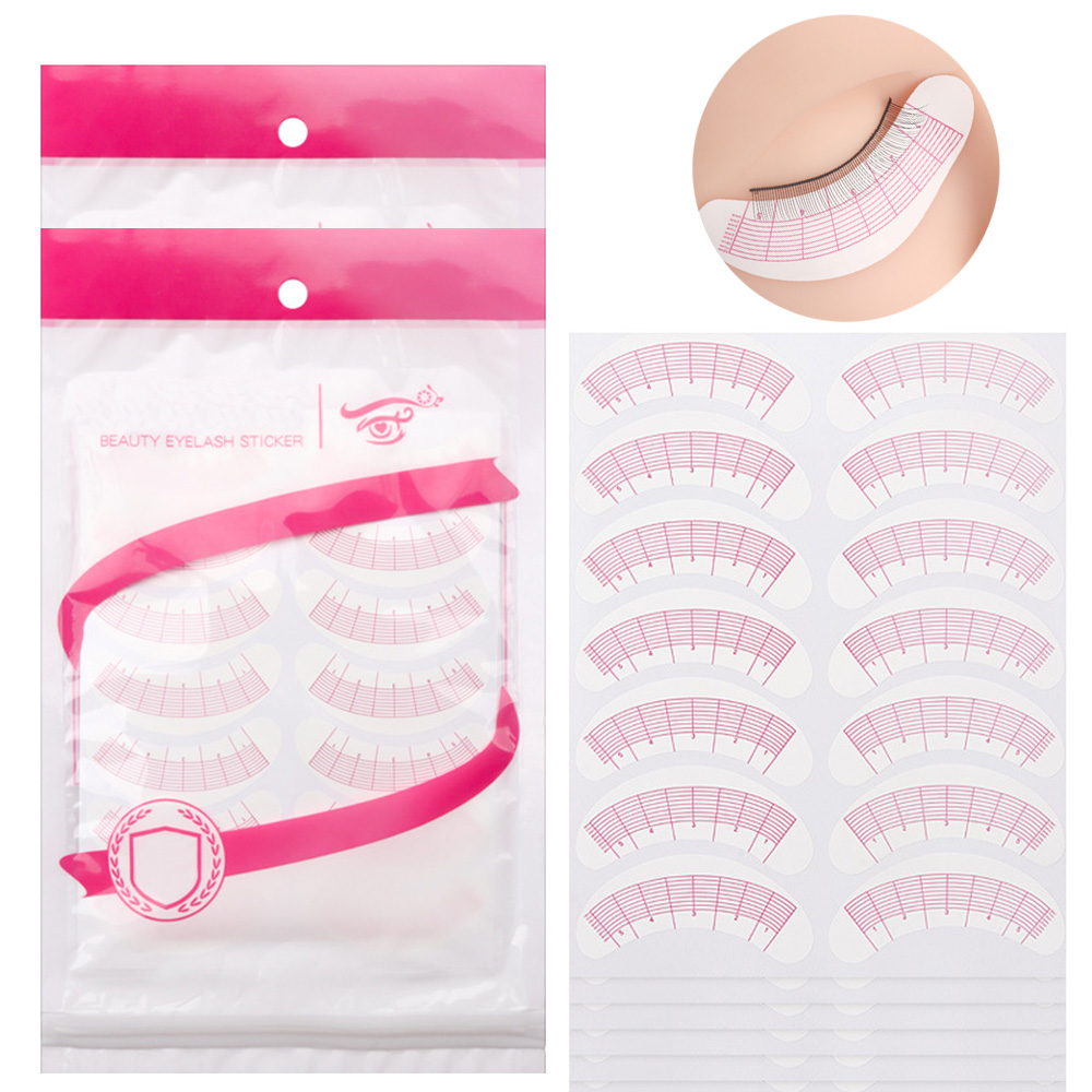 2/5packs Lash Mapping Stickers - Eyelash Extension Maps 评论和价格