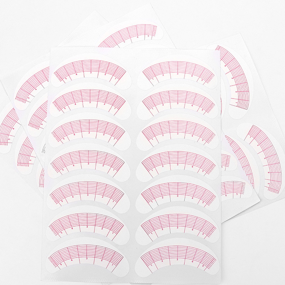 2/5packs Lash Mapping Stickers - Eyelash Extension Maps 评论和价格