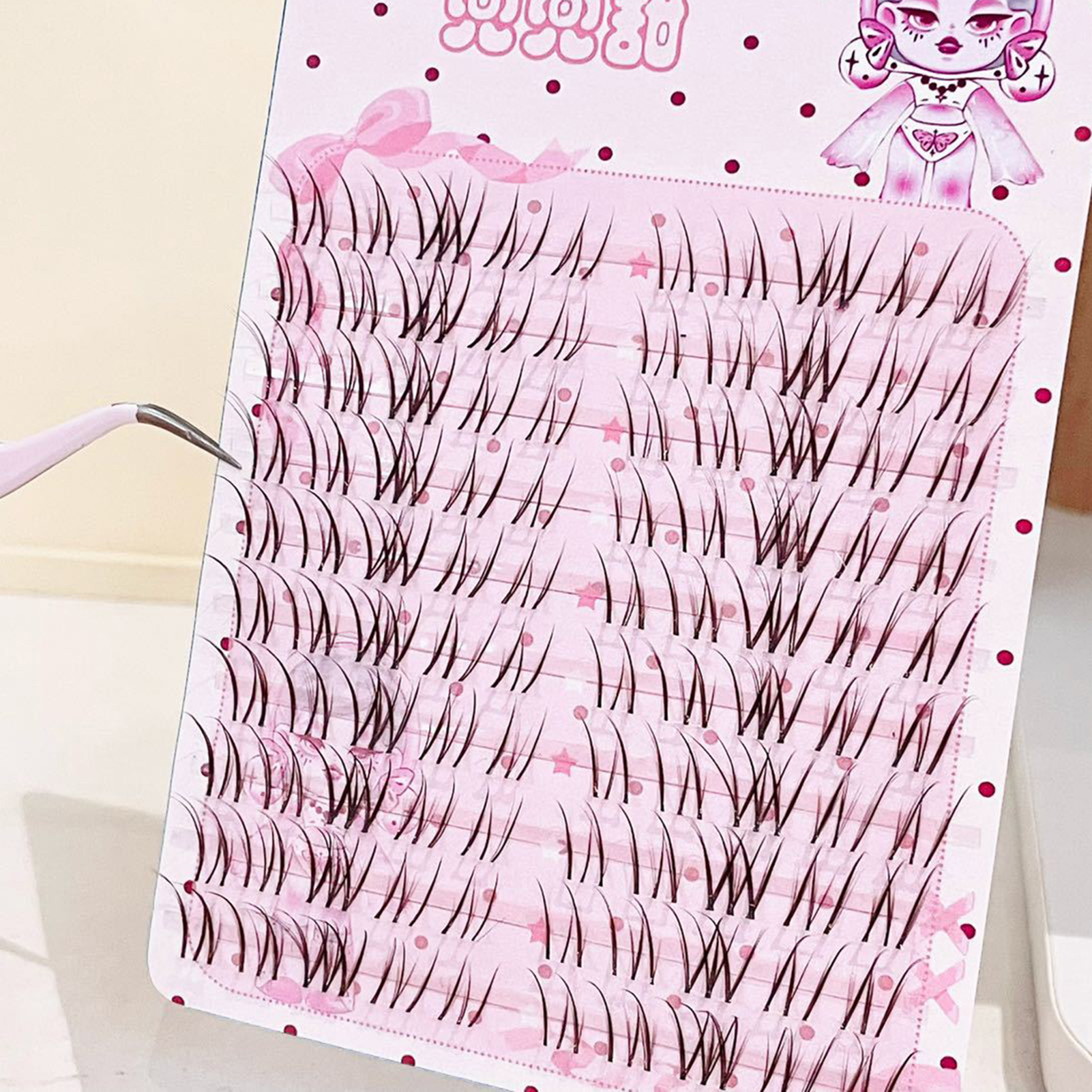 Sweet Brown Magnolia False Eye - Eyelash Extension For Asian Eyes 评论和价格