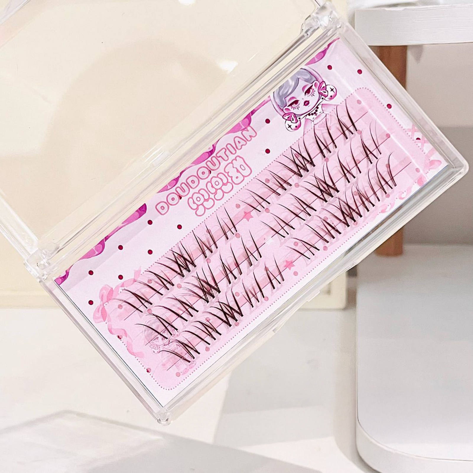 Sweet Brown Magnolia False Eye - Eyelash Extension For Asian Eyes 评论和价格