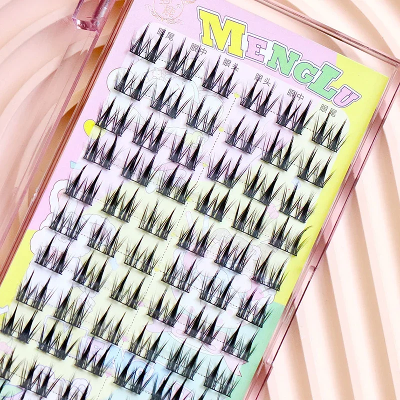 10/12 Rows Cat-Eye Lashes Larg - Eyelash Extension For Asian Eyes 评论和价格