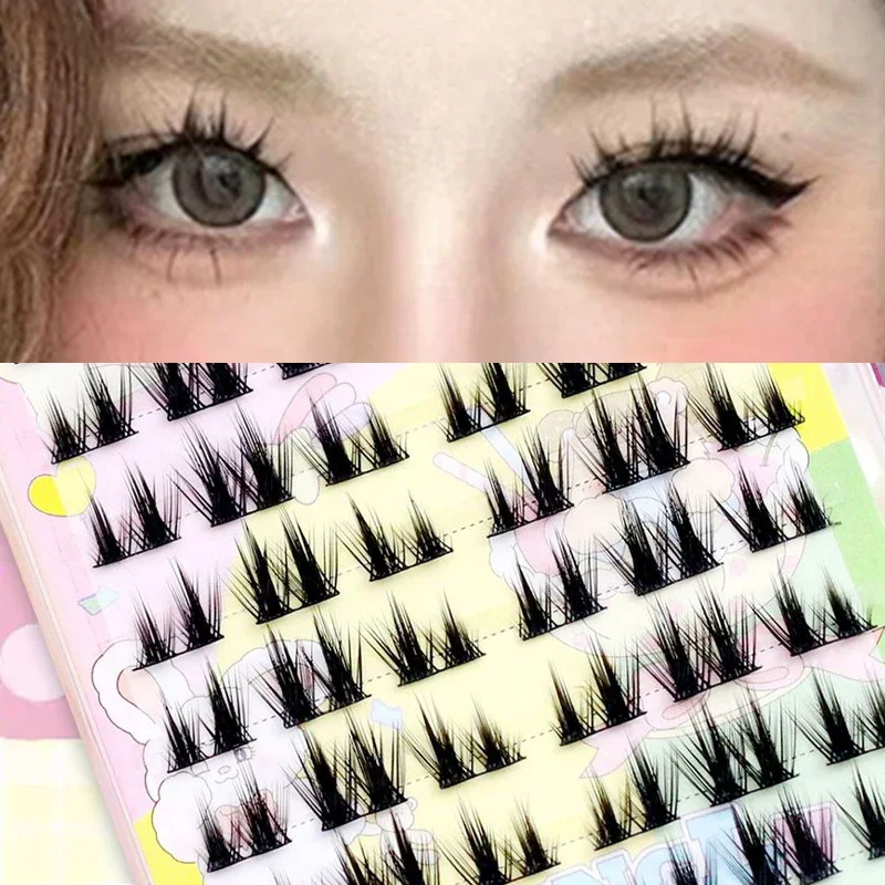 10/12 Rows Cat-Eye Lashes Larg - Eyelash Extension For Asian Eyes 评论和价格