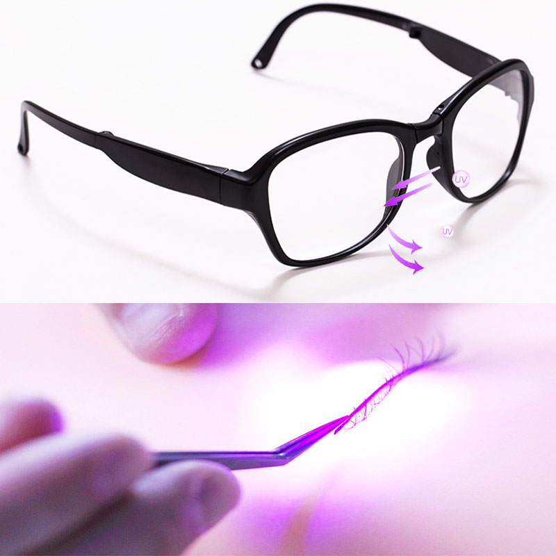 50 pairs Padding UV Black Patc - Eyelash Extension With Glasses 评论和价格