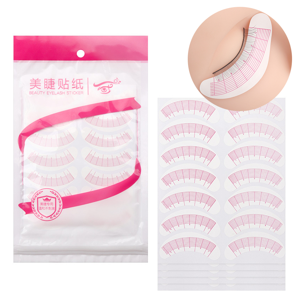 70 Pairs Lash Mapping Stickers - Eyelash Extension Maps 评论和价格