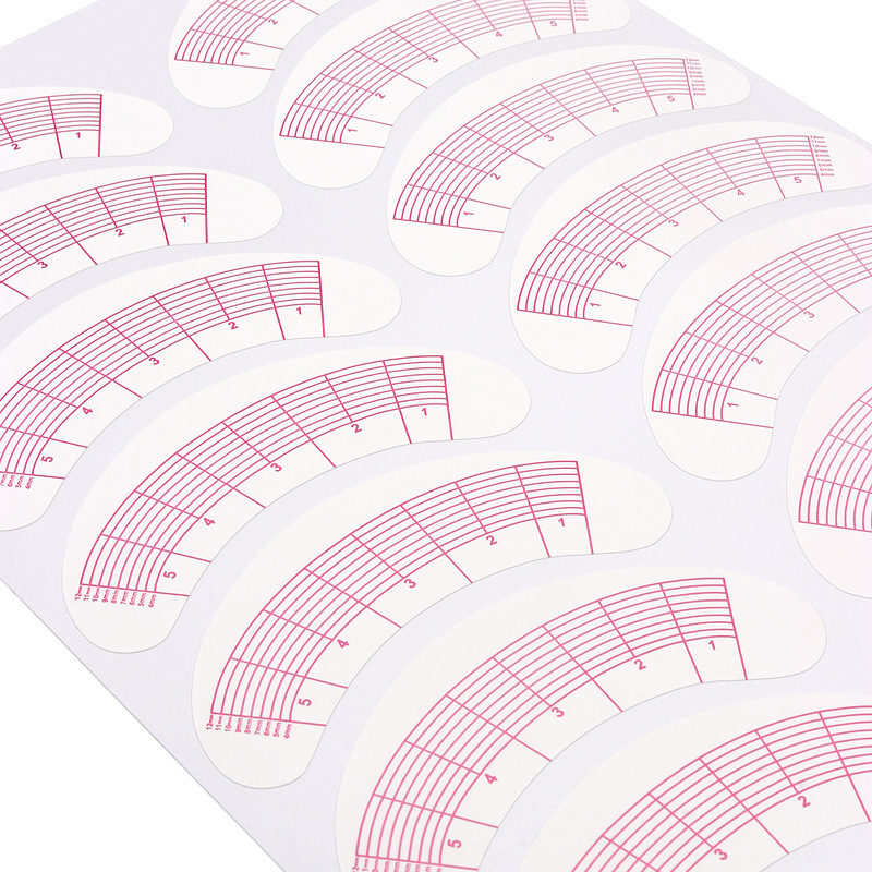 70 Pairs Lash Mapping Stickers - Eyelash Extension Maps 评论和价格