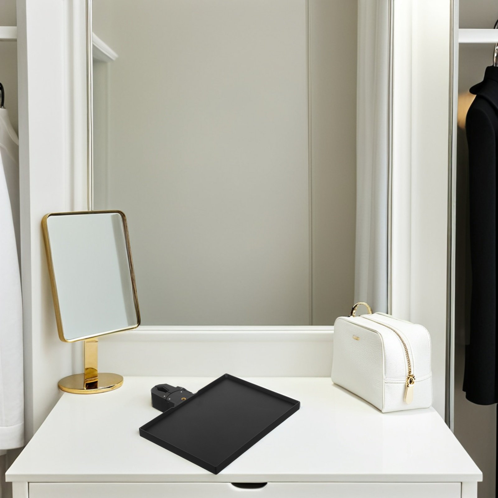 Portable Nail Table Station Ad - Lash Tray Organizer 评论和价格