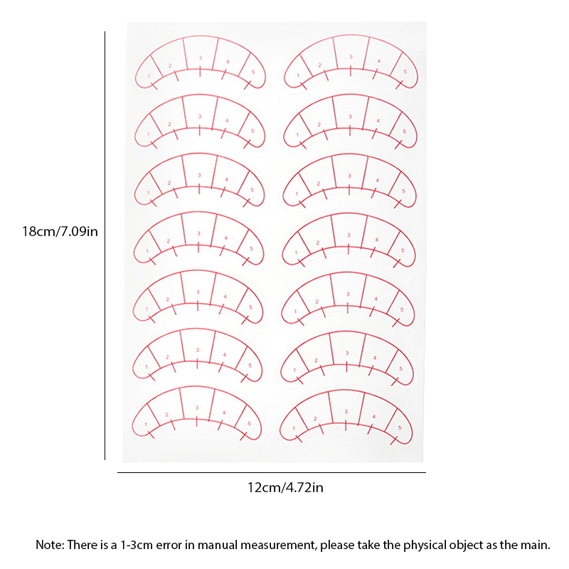 70/140 Pairs Lash Mapping Stic - Eyelash Extension Maps 评论和价格