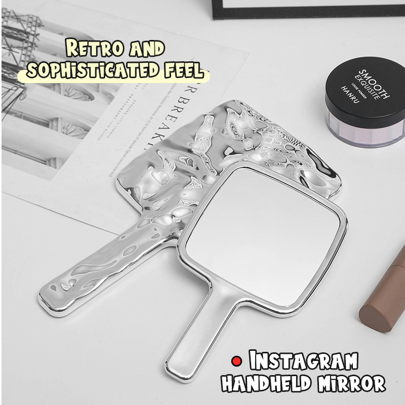 Square Handheld Makeup Mirror  - Eyelash Extension Salon 评论和价格