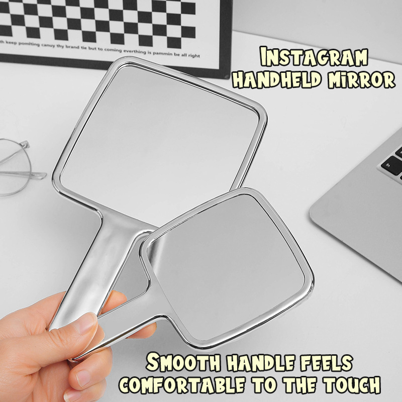 Square Handheld Makeup Mirror  - Eyelash Extension Salon 评论和价格