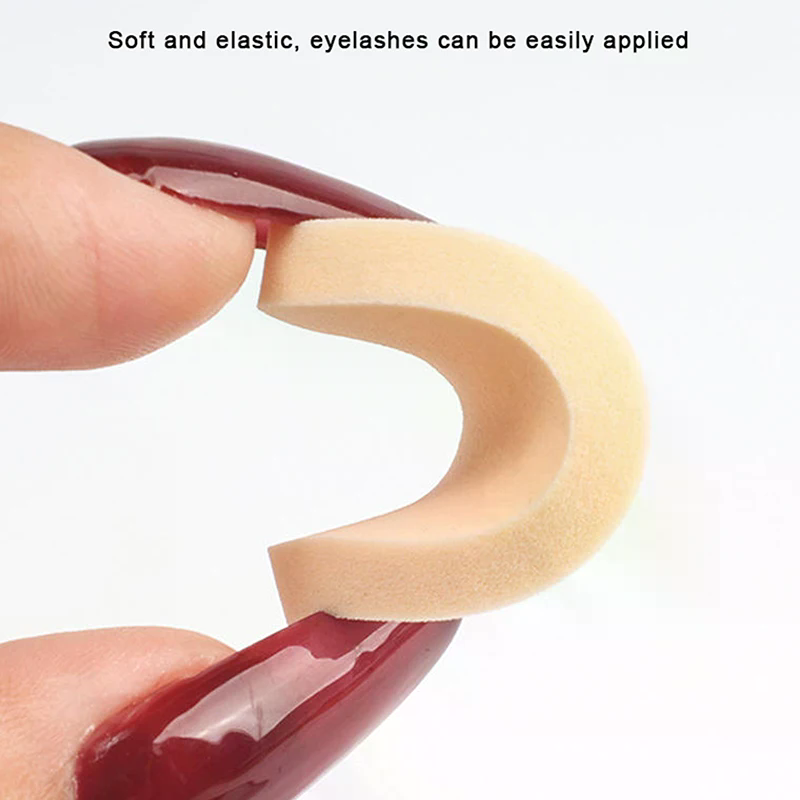 50PCS Soft Sponge False Eyelas - Eyelash Extension Maps 评论和价格