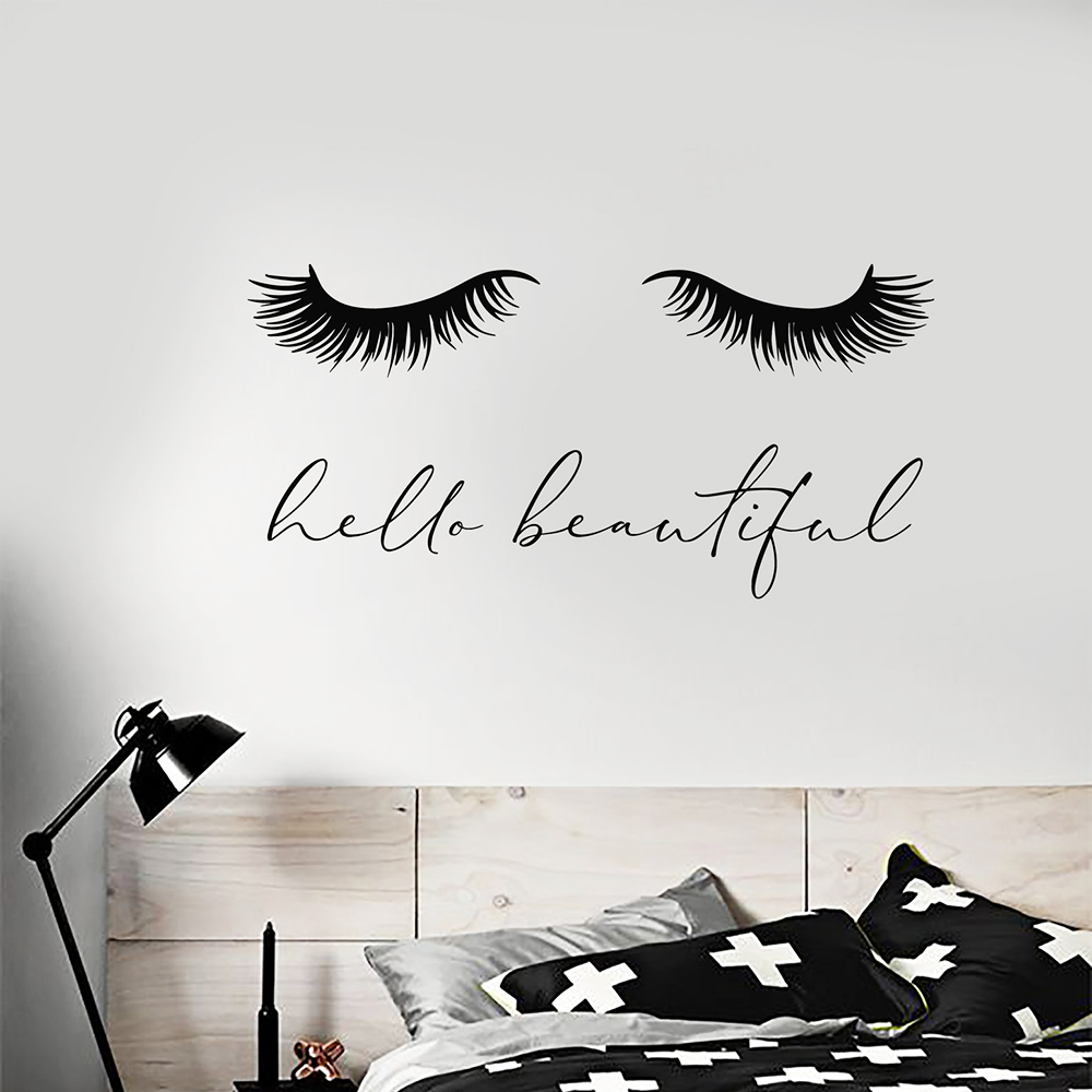 Wall Window Decoration Hello C - Eyelash Extension Salon 评论和价格