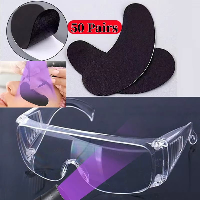 Padding UV Black Patches And U - Eyelash Extension With Glasses 评论和价格