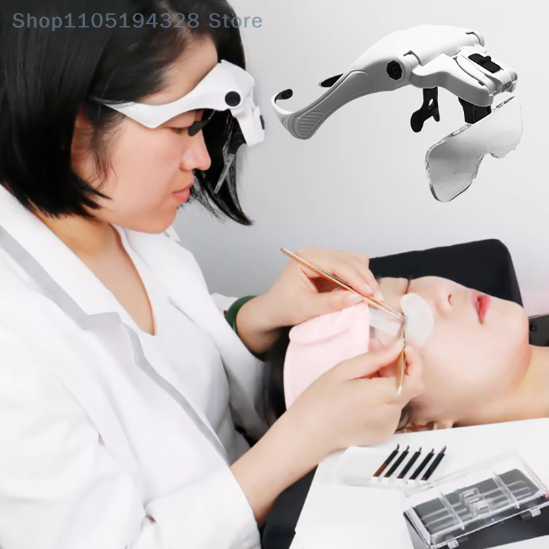 [MP]5 Lens Adjustable Magnifie - Eyelash Extension With Glasses 评论和价格