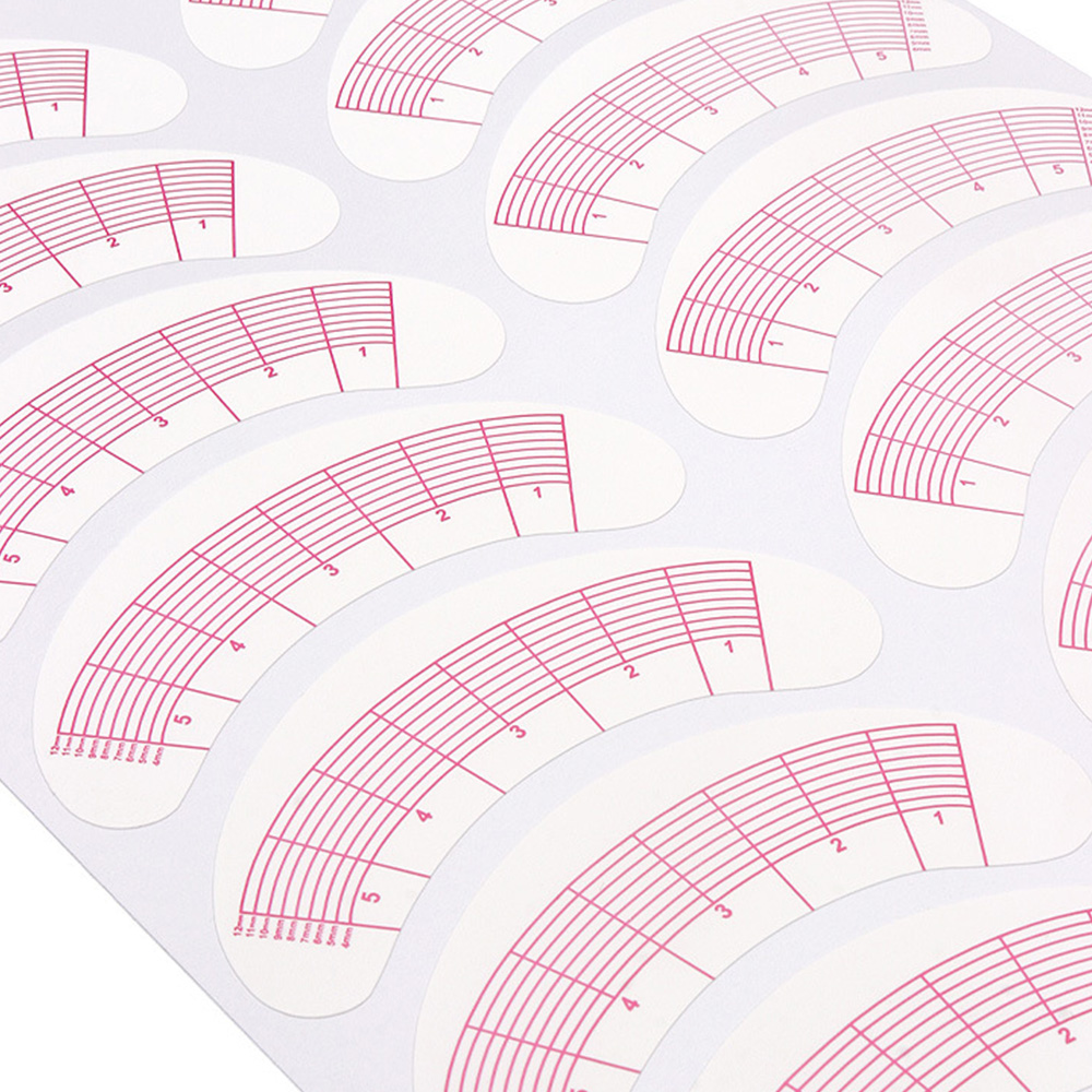 2/5 Packs Lash Mapping Sticker - Eyelash Extension Maps 评论和价格