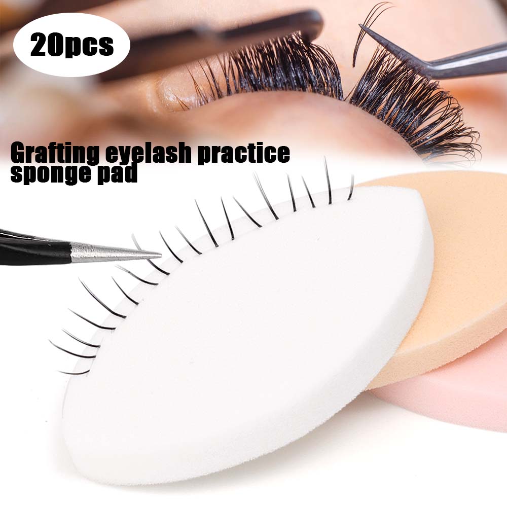 60PCS Soft Sponge False Eyelas - Eyelash Extension Maps 评论和价格