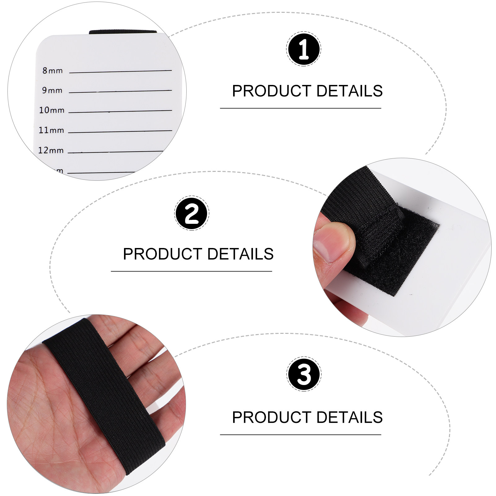 4Pcs Eyelash Pallet Elastic St - Lash Tray Organizer 评论和价格
