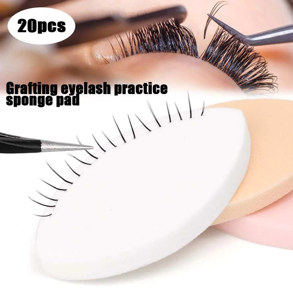 Soft Sponge False Eyelash Pads - Eyelash Extension Maps 评论和价格