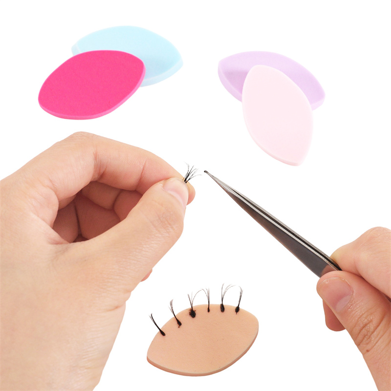 100PCS Soft Sponge False Eyela - Eyelash Extension Maps 评论和价格